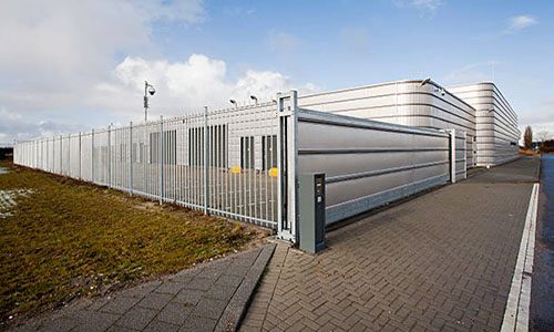 Well secured metal industrial building